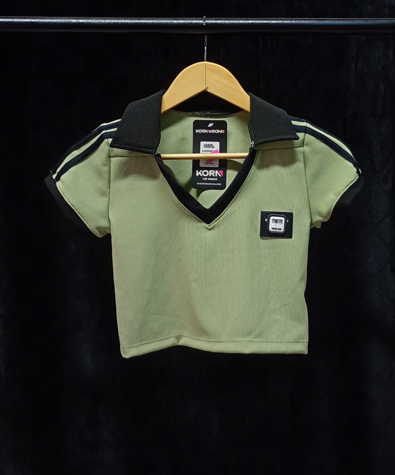 BLUSA DE DAMA CORTA